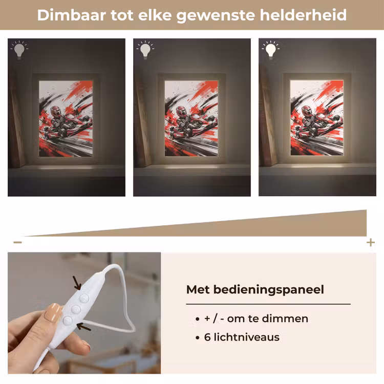 Nachtlampje - Kart - Coureur - Snelheid - Rood — 6