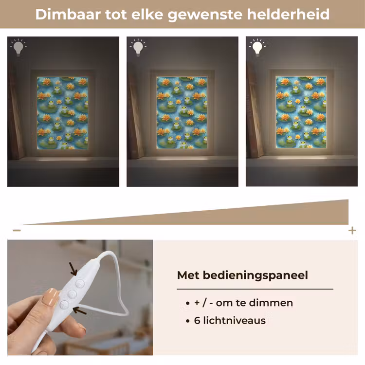 Nachtlampje - Kikker - Lelies - Groen — 6