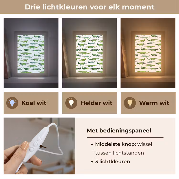 Nachtlampje - krokodillen - Speels - Groen — 5