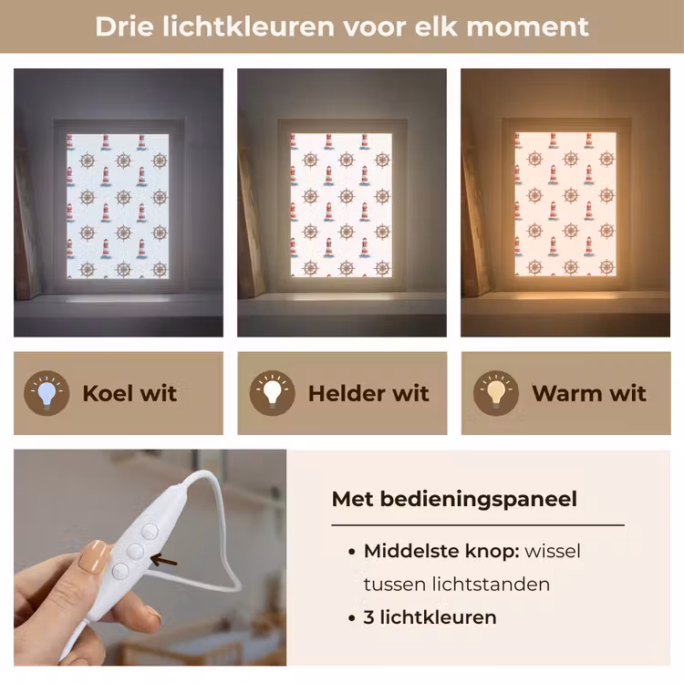 Nachtlampje - Nautisch - Klassiek - Rood — 5