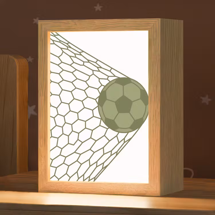 Nachtlampje - Voetbal - Goal - Sport - Groen — 1