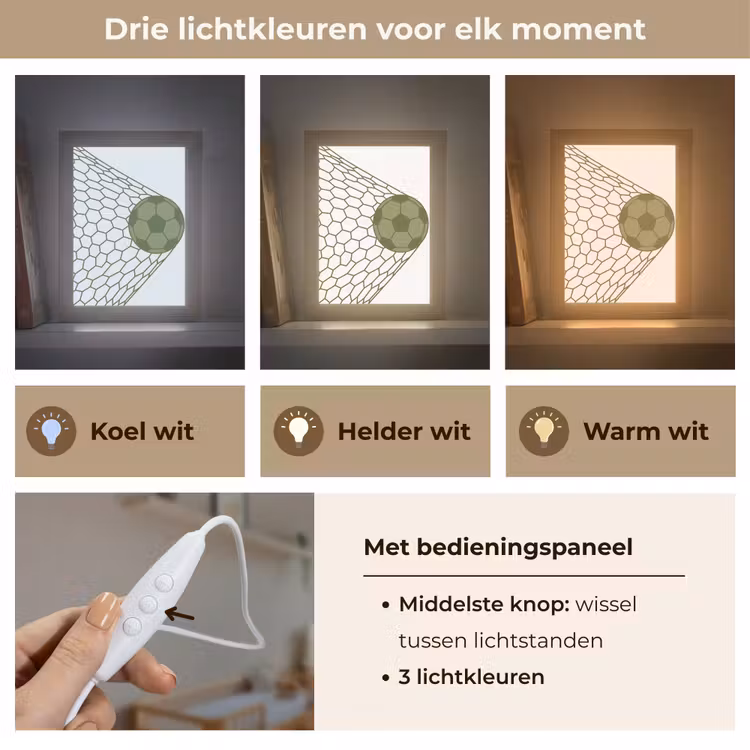 Nachtlampje - Voetbal - Goal - Sport - Groen — 5