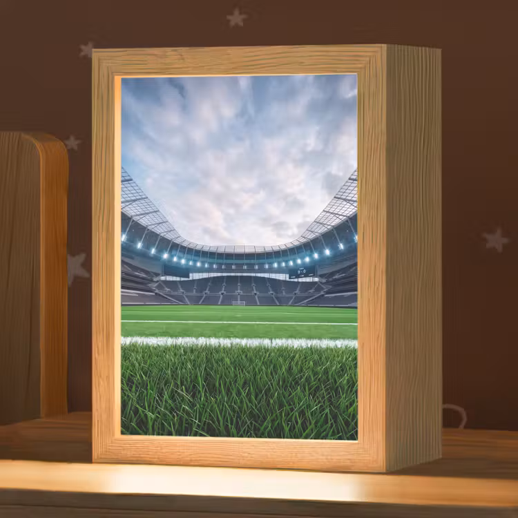 Nachtlampje - Voetbal - Stadion - Sport - Groen — 1