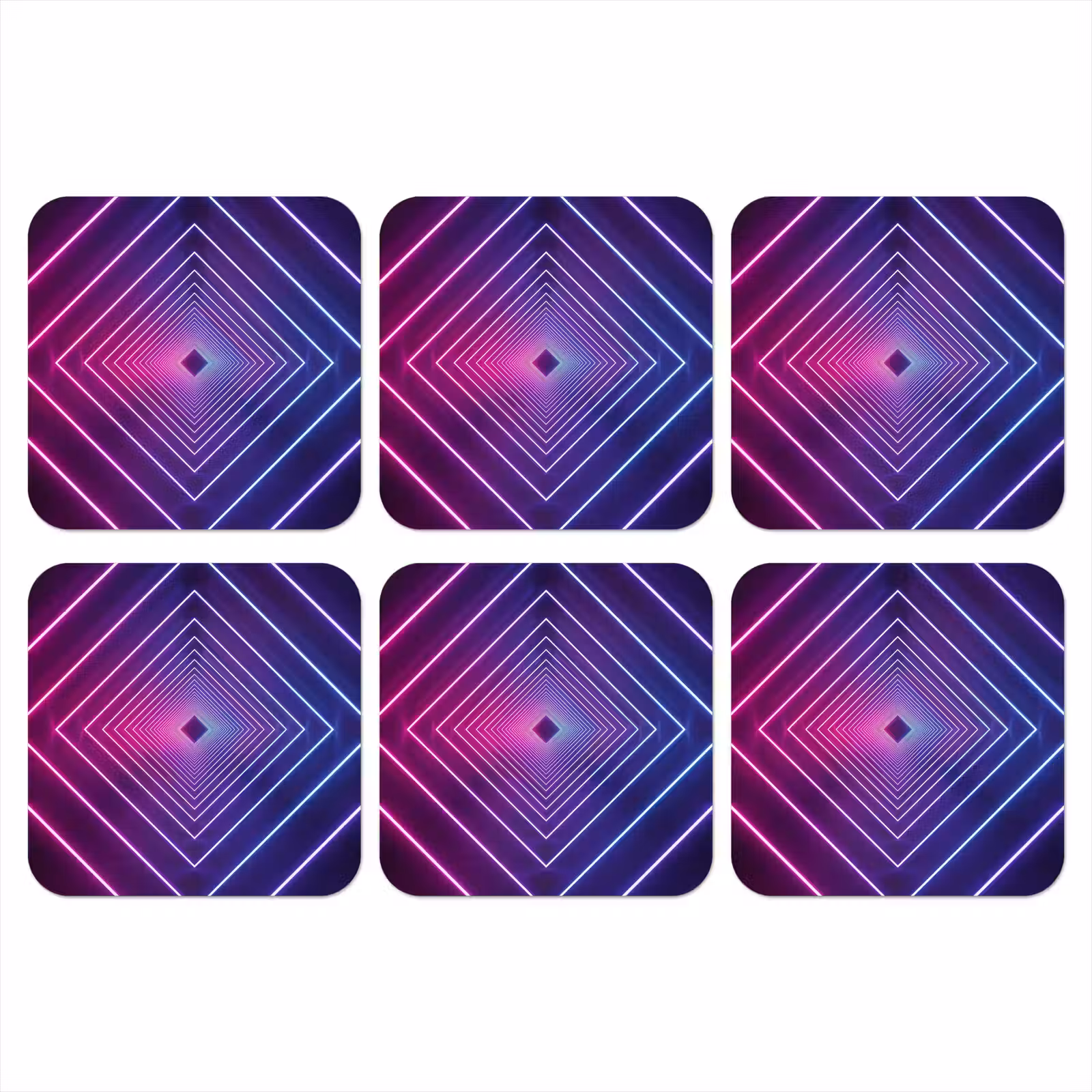 Onderzetter - Driedimensionaal - Tunnel - Ruimte — 1