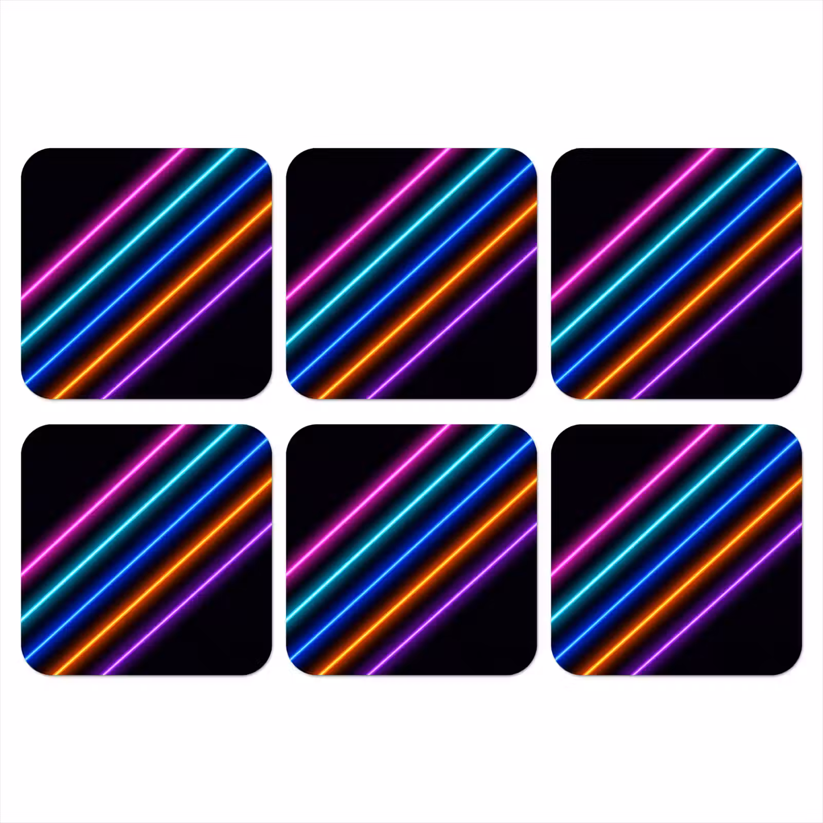 Onderzetter - Esthetiek - Retro - Neon — 1