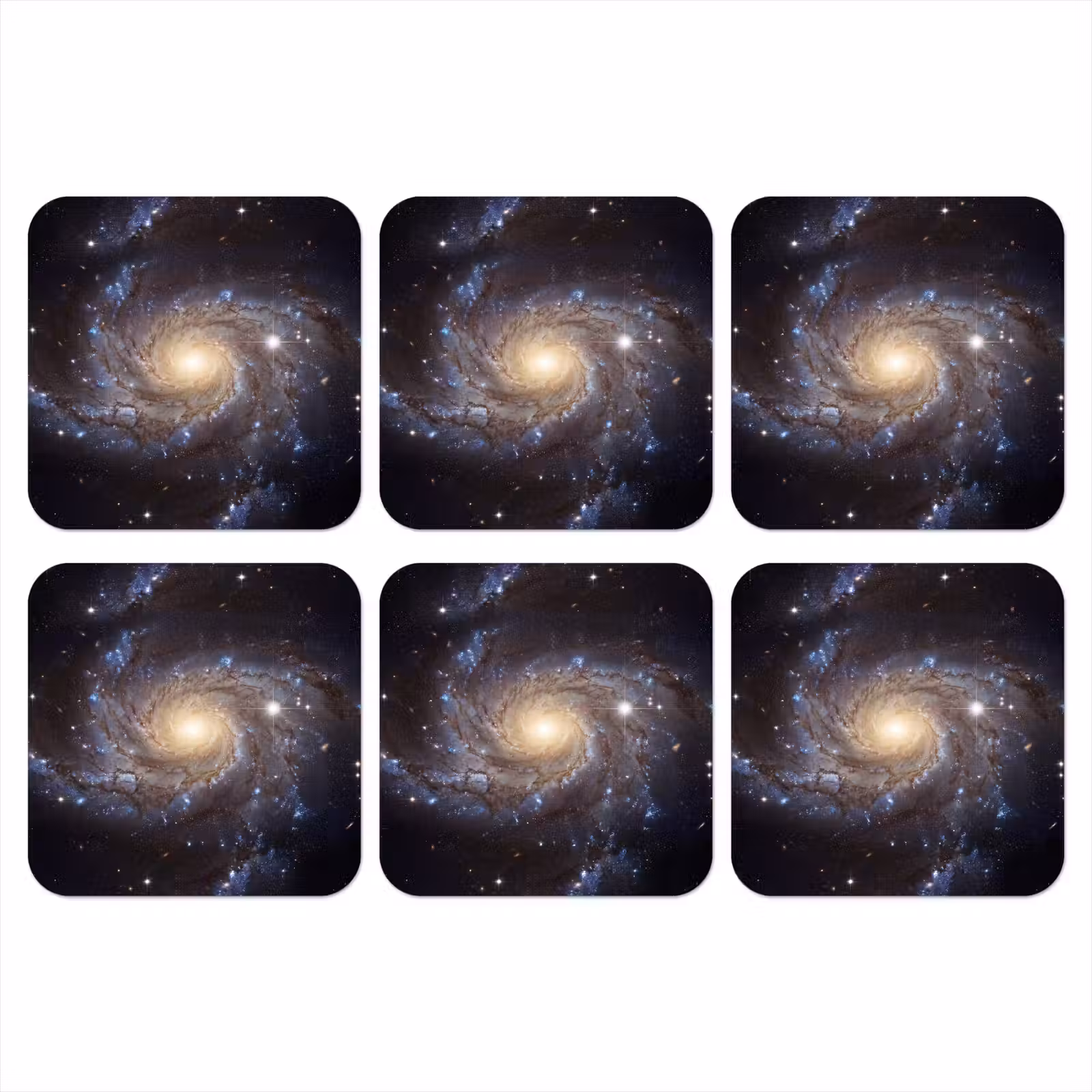Onderzetter - Kosmos - Sterrenstelsel - Donker — 1