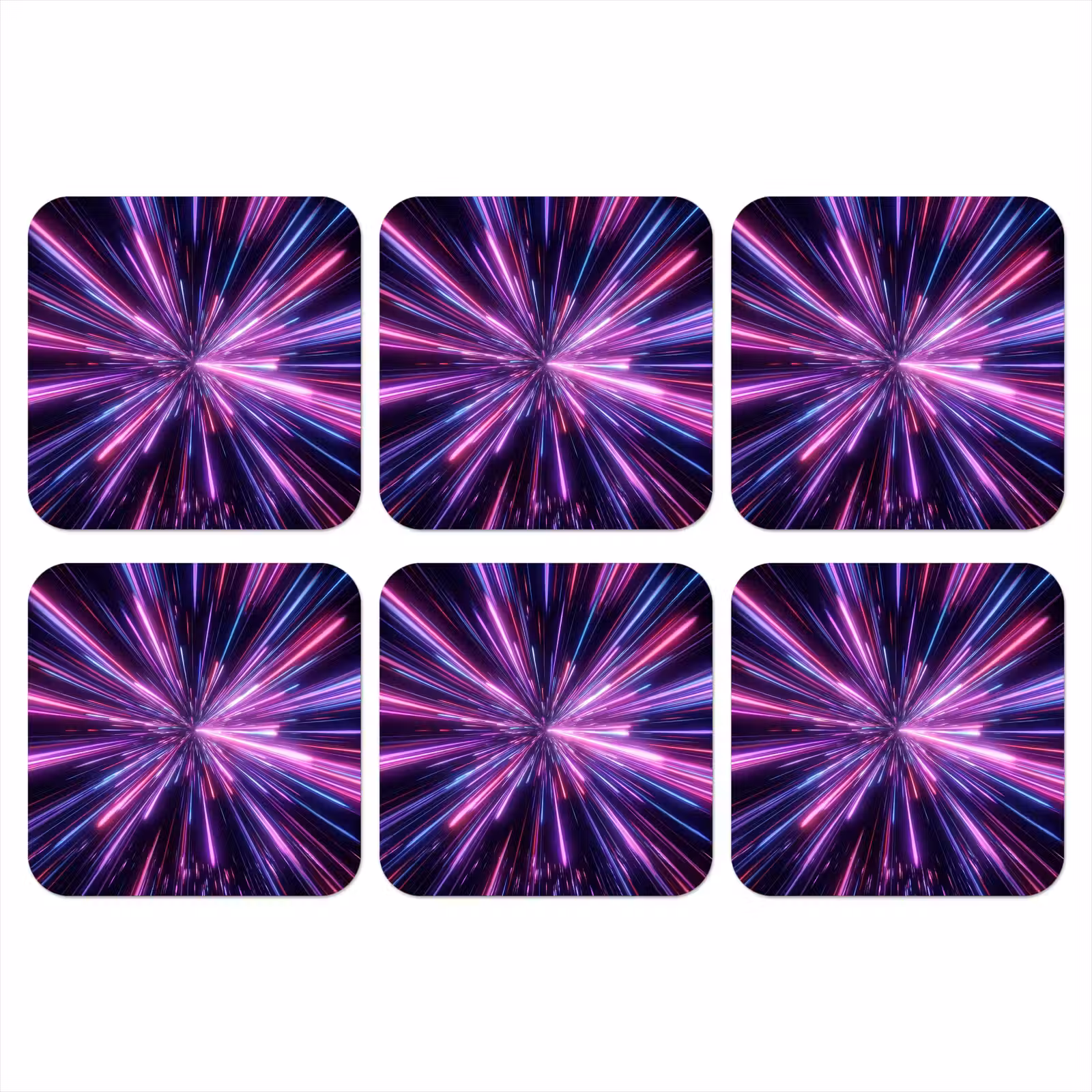 Onderzetter - Lichtsnelheid - Ruimte - Roze - Paars — 1