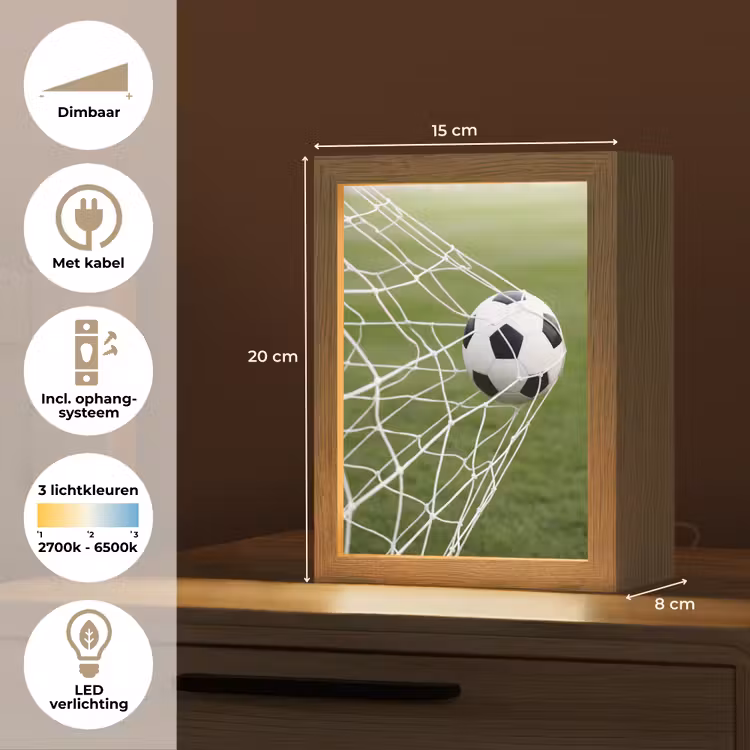 Nachtlampje - Voetbal - Goal - Net - Sport — 2