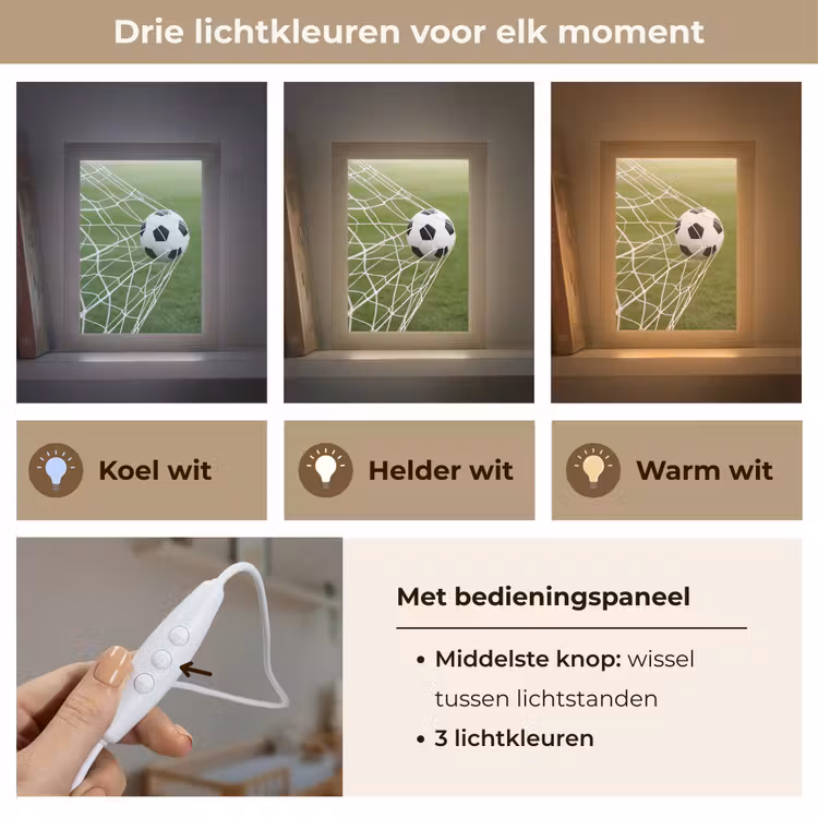 Nachtlampje - Voetbal - Goal - Net - Sport — 5