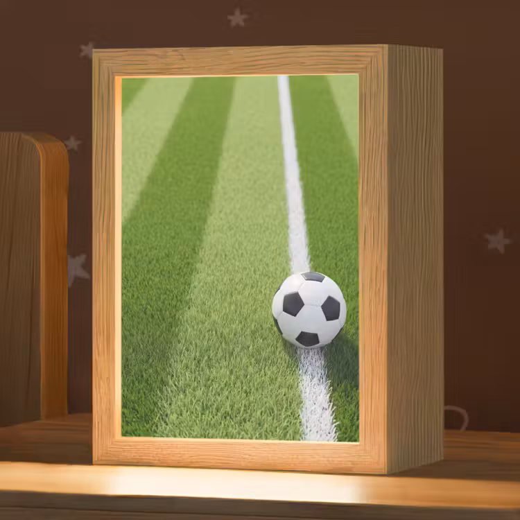 Nachtlampje - Voetbal - Grasveld - Sport - Groen — 1