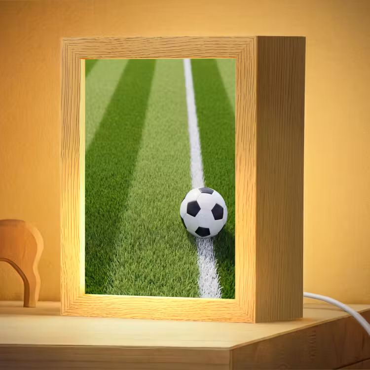 Nachtlampje - Voetbal - Grasveld - Sport - Groen — 4