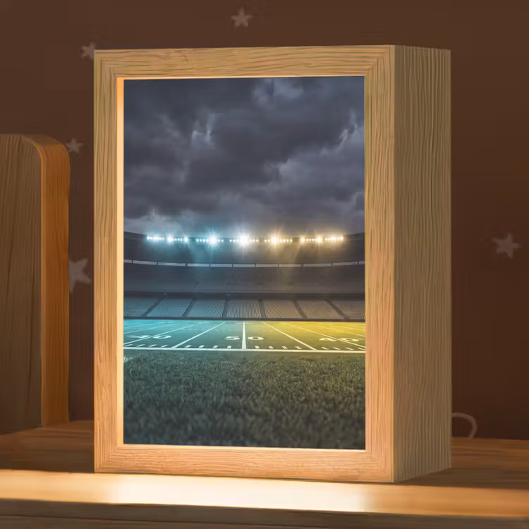 Nachtlampje - Voetbal - Stadion - Nacht - Modern — 1