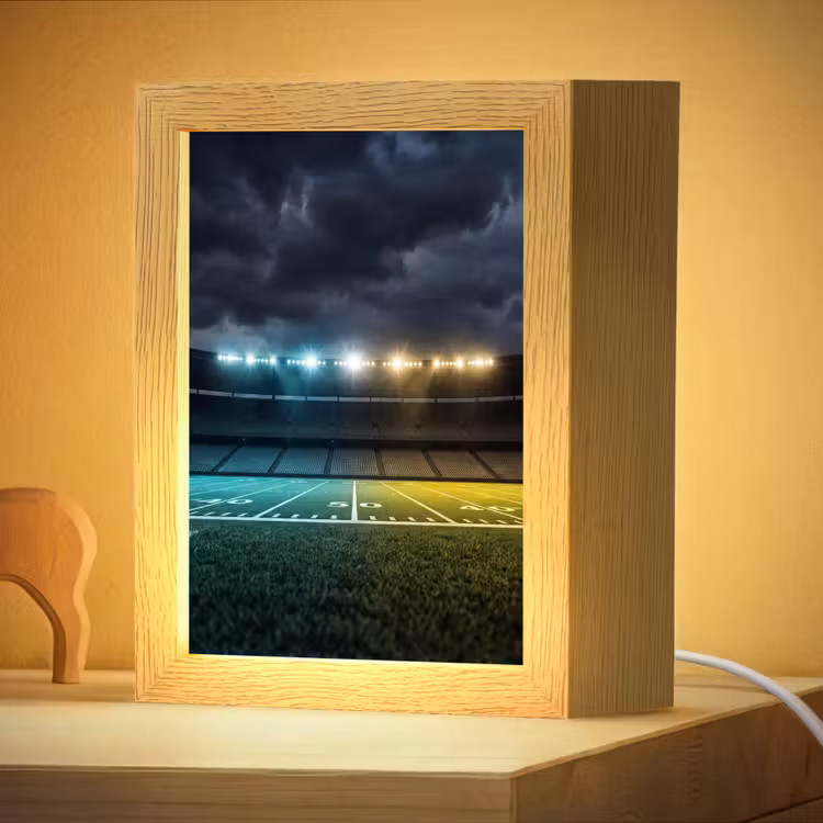 Nachtlampje - Voetbal - Stadion - Nacht - Modern — 4
