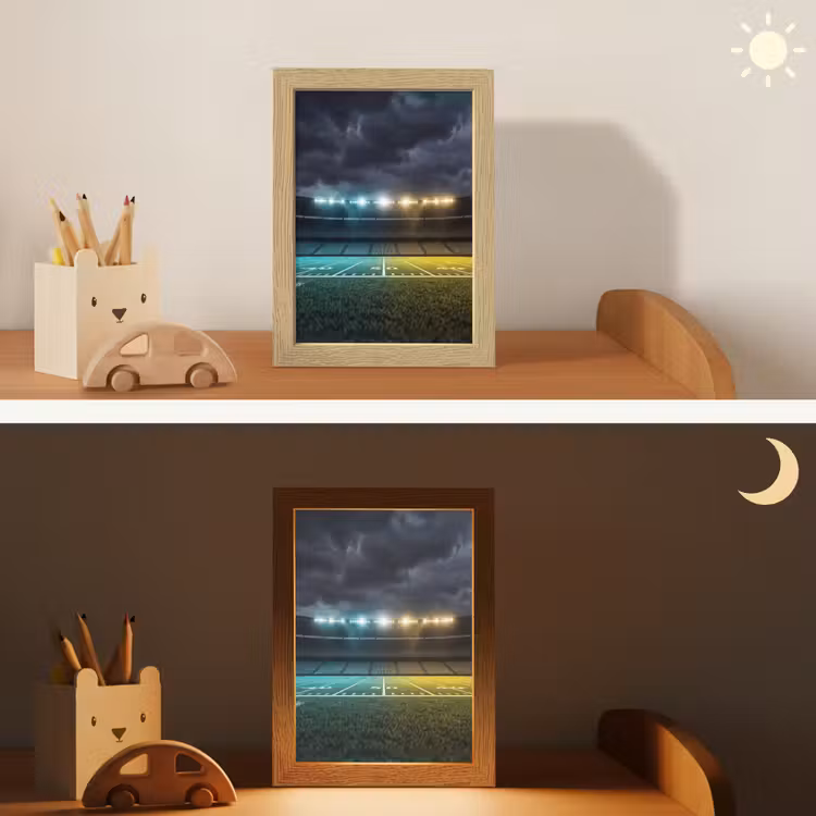 Nachtlampje - Voetbal - Stadion - Nacht - Modern — 7