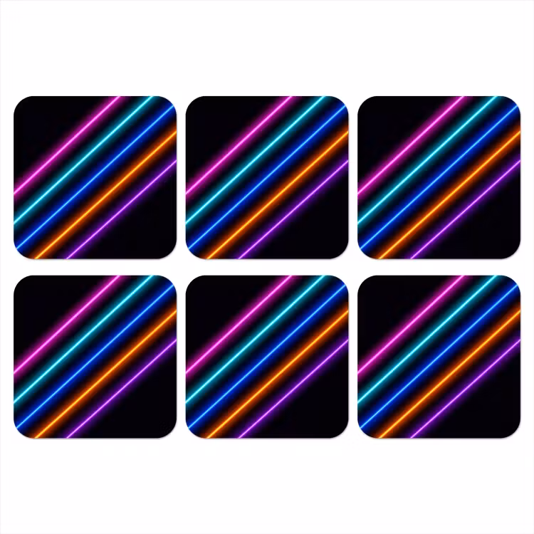 Onderzetter - Esthetiek - Retro - Neon — 1