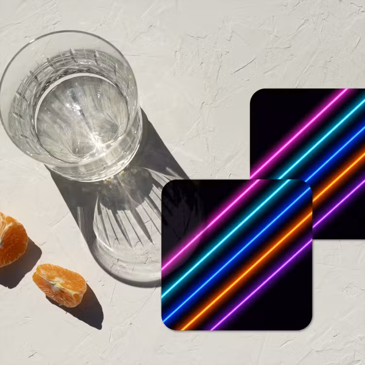 Onderzetter - Esthetiek - Retro - Neon — 3
