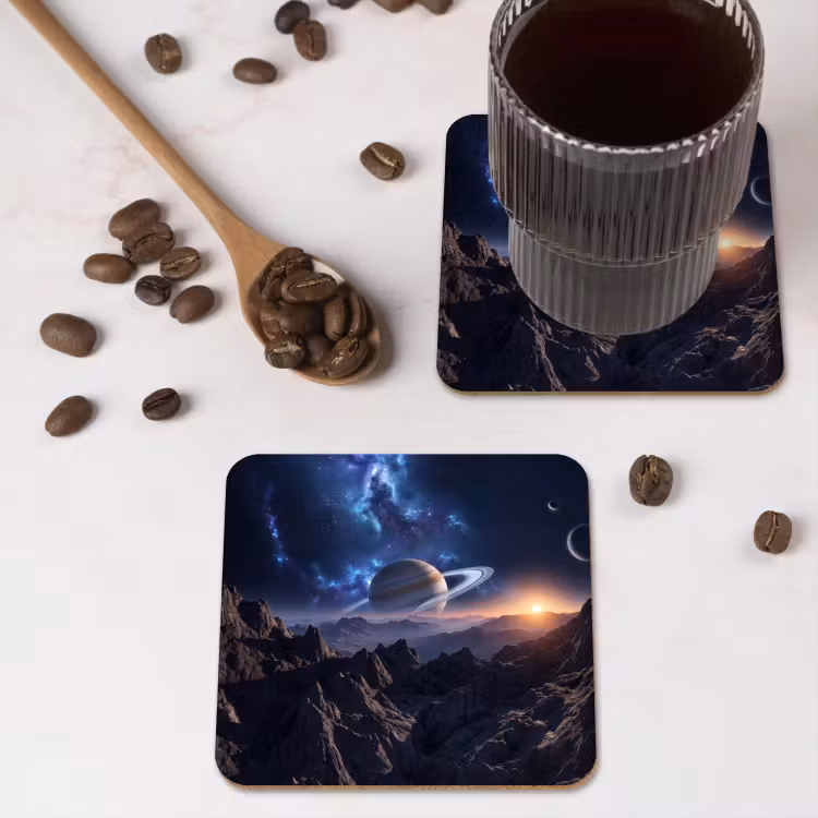 Onderzetter - Fantasy - Kosmos - Landschap — 4