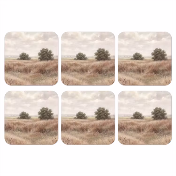 Onderzetter - Landschap - Minimalistisch - Beige — 1