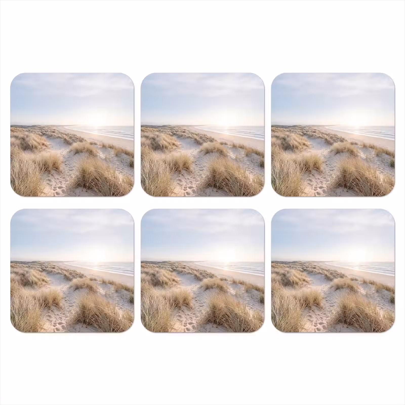 Onderzetter - Duinen - Strand - Beige — 1