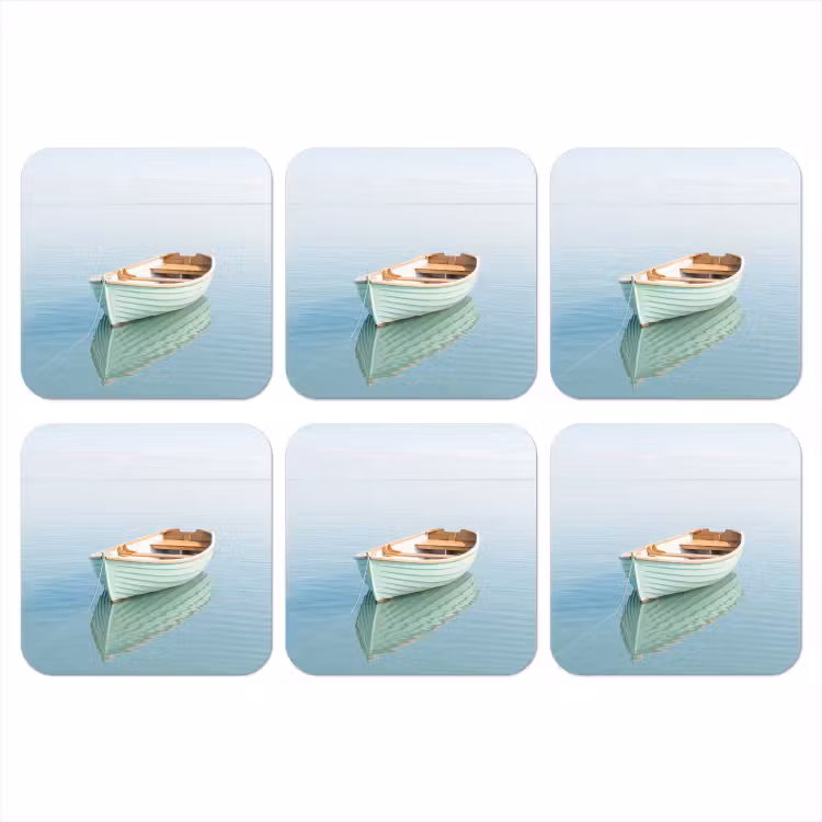 Onderzetter​ - Minimalistisch - Boot - Zee — 1