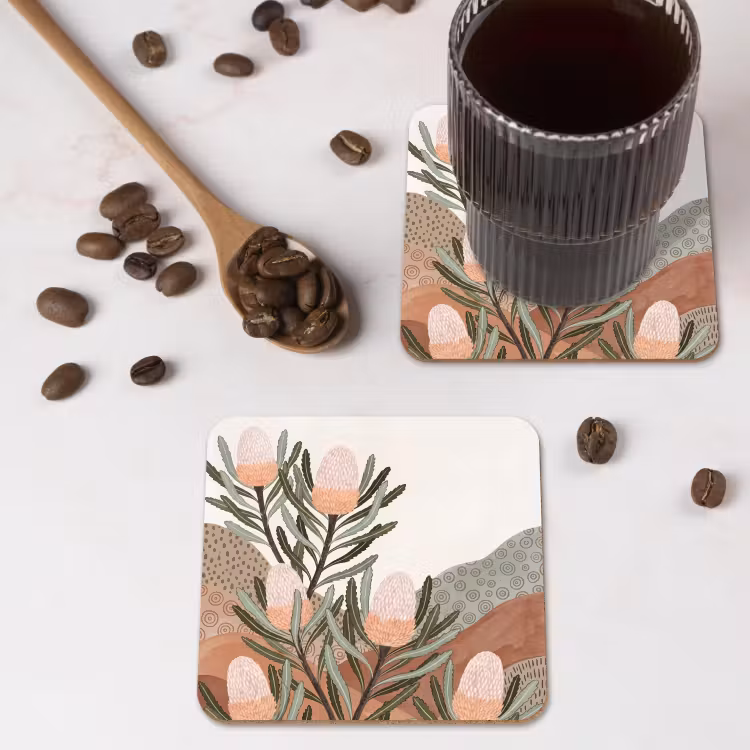 Onderzetter​ - Modern - Heuvels - Terracotta — 4