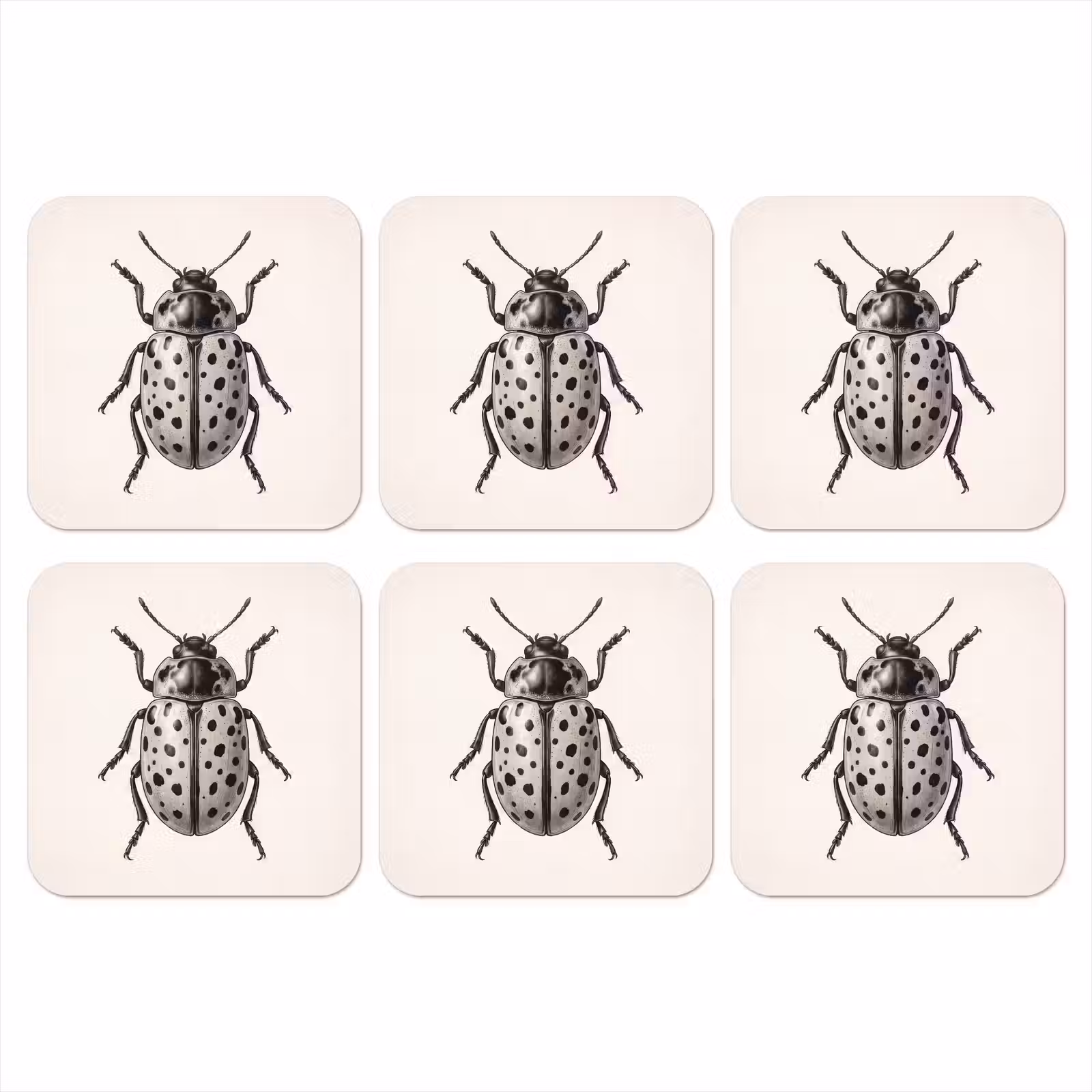 Onderzetter - Kever - Insect - Vintage — 1