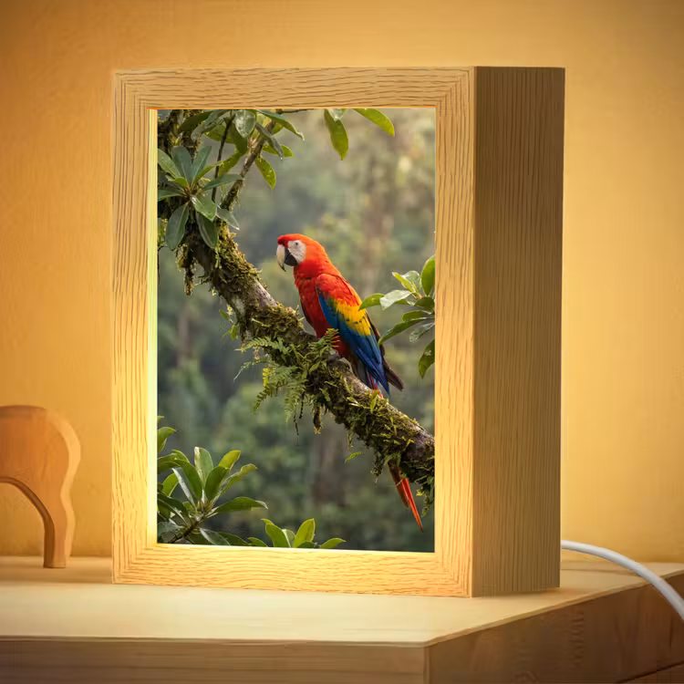 Nachtlampje - Ara - Jungle - Rood — 4