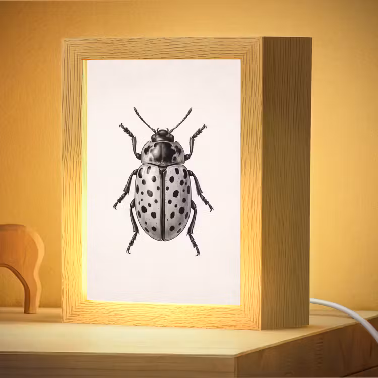 Nachtlampje - Kever - Insect - Vintage — 4