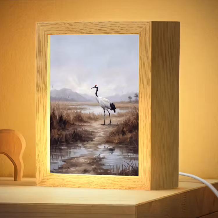 Nachtlampje - Kraanvogel - Natuur - Realistisch — 4
