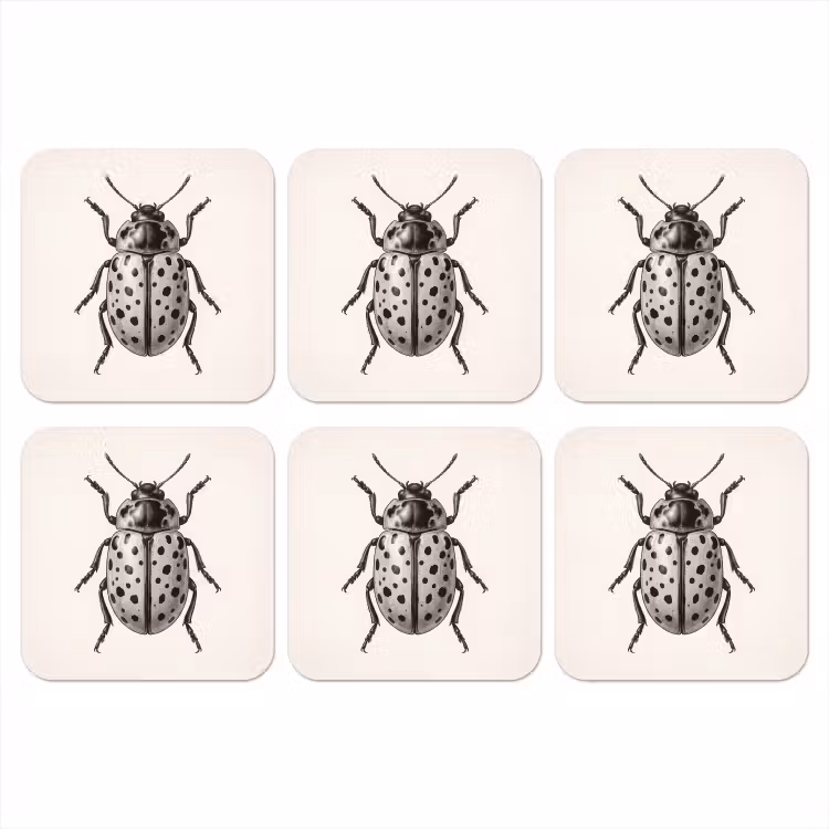 Onderzetter - Kever - Insect - Vintage — 1