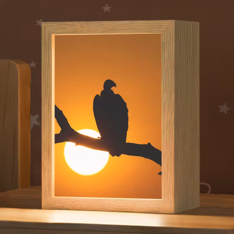Nachtlampje - Gier - Tak - Zon - Oranje — 1