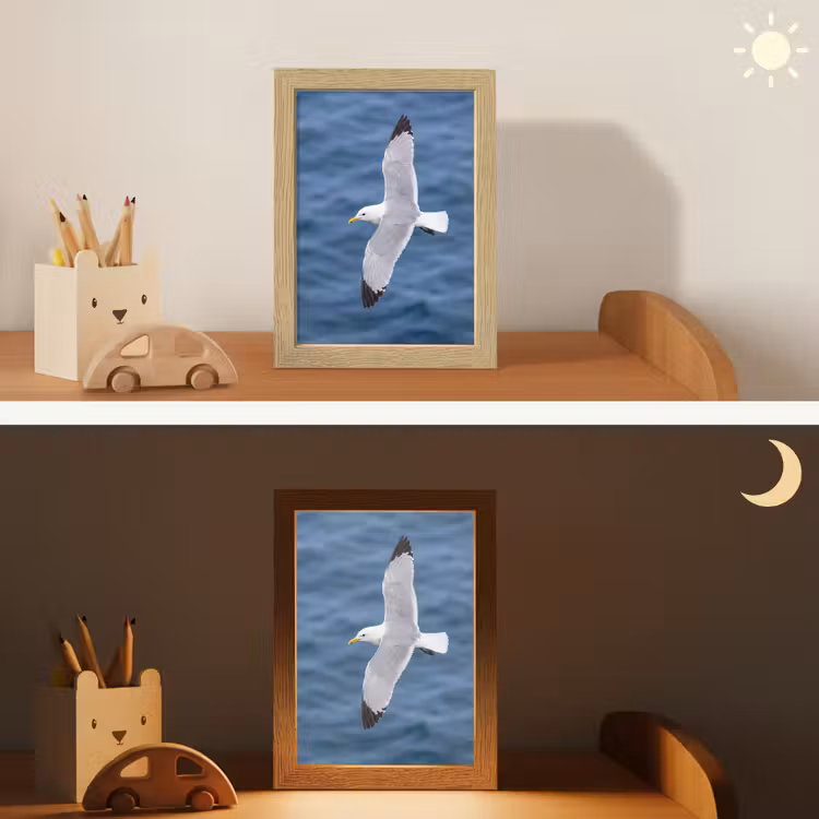 Nachtlampje - Zeemeeuw - Oceaan - Blauw — 7