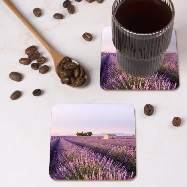 Onderzetter - Lavendel - Landschap - Sereen - Paars — 4