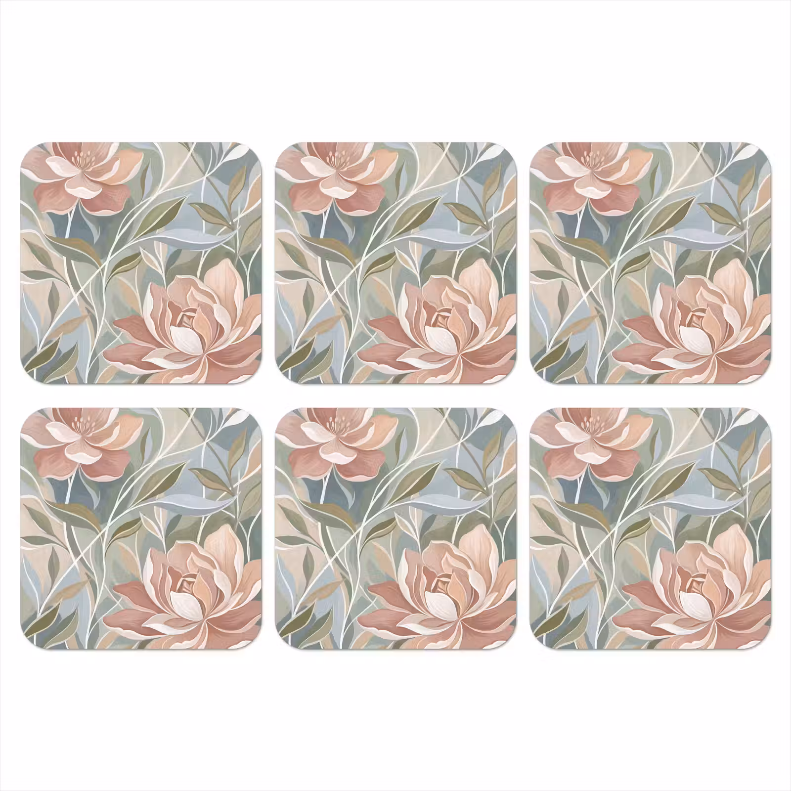 Onderzetter - Elegant - Romantiek - Roze — 1