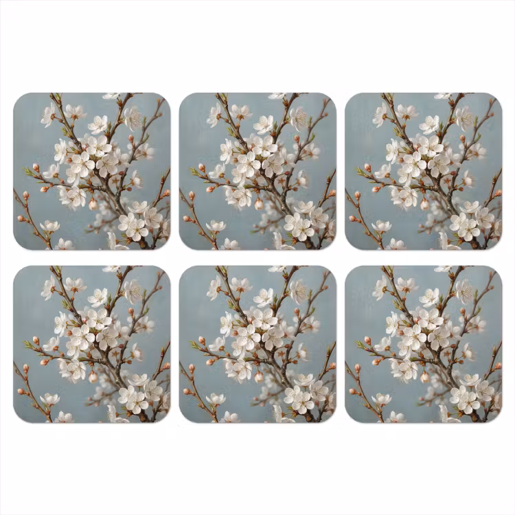 Onderzetter - Botanisch - Stilleven - Blauw — 1