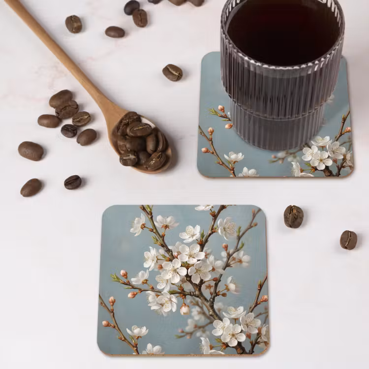 Onderzetter - Botanisch - Stilleven - Blauw — 4