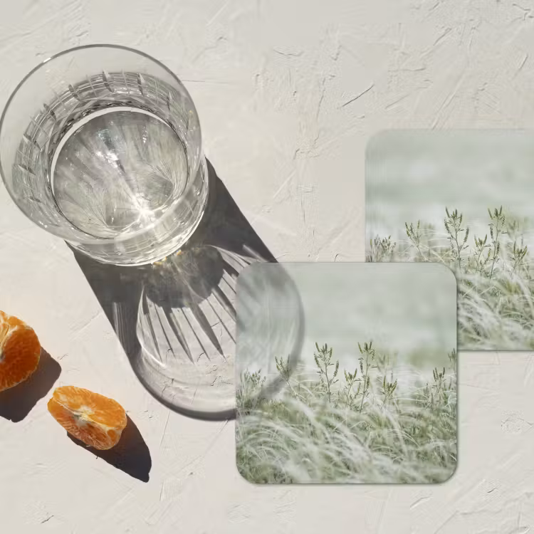 Onderzetter​ - Grassen - Minimalistisch - Groen — 3