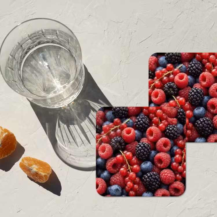 Onderzetter - Bessen - Mix - Vers - Eten - Kleurrijk — 3