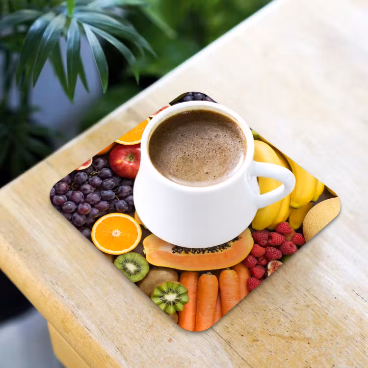 Onderzetter - Eten - Fruit - Groenten - Vers - Kleurrijk — 2
