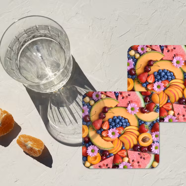 Onderzetter - Eten - Fruit - Zomer - Kleurrijk — 3