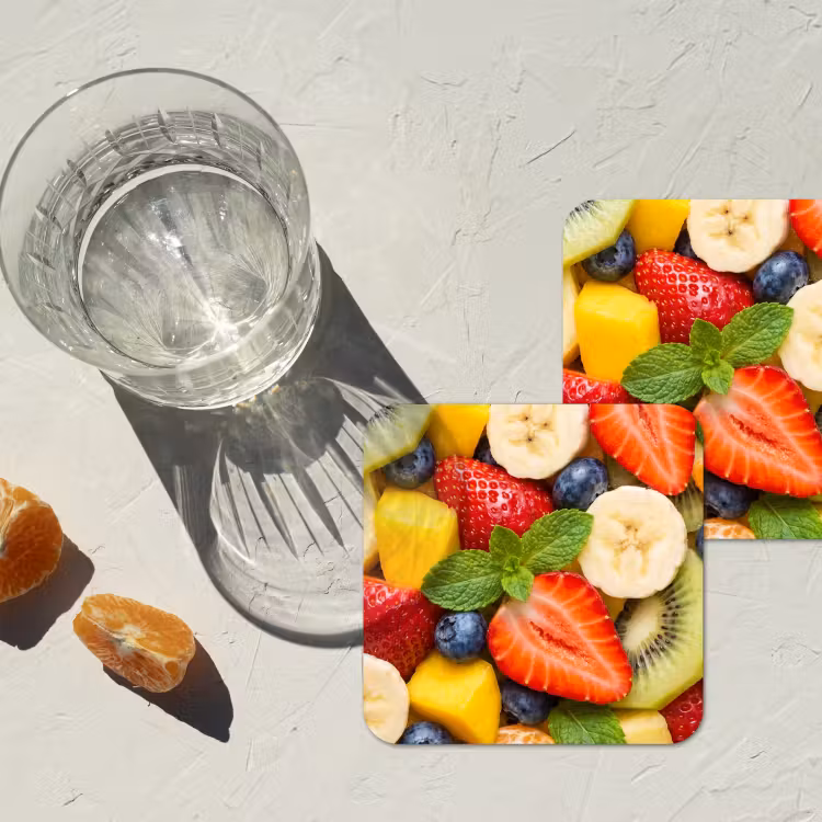 Onderzetter - Fruit - Plakjes - Eten - Kleurrijk — 3