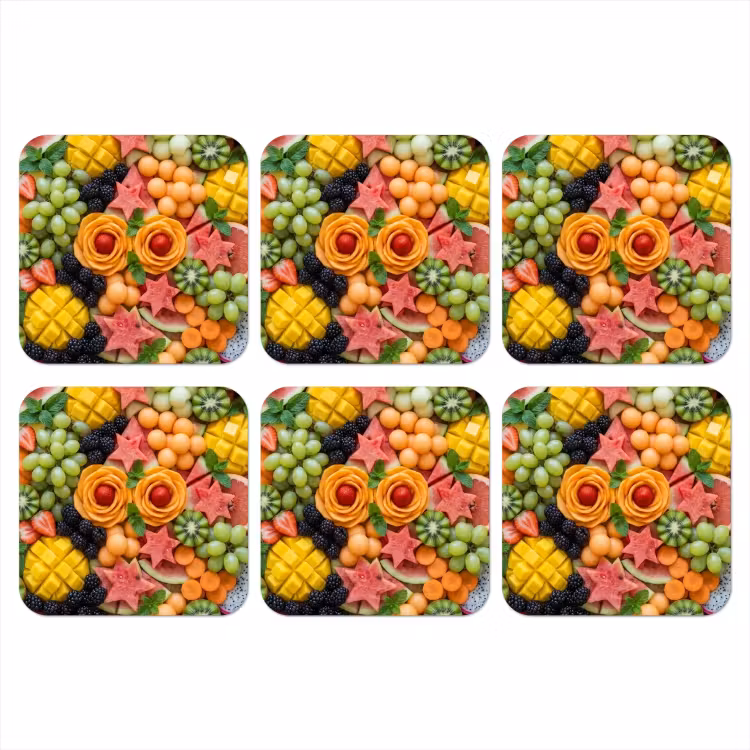 Onderzetter​ - Fruit - Variatie - Kleurrijk - Vers - Eten — 1