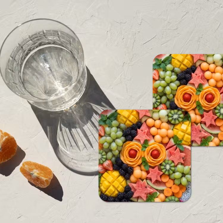 Onderzetter​ - Fruit - Variatie - Kleurrijk - Vers - Eten — 3