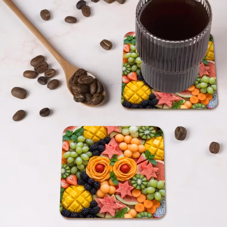 Onderzetter​ - Fruit - Variatie - Kleurrijk - Vers - Eten — 4