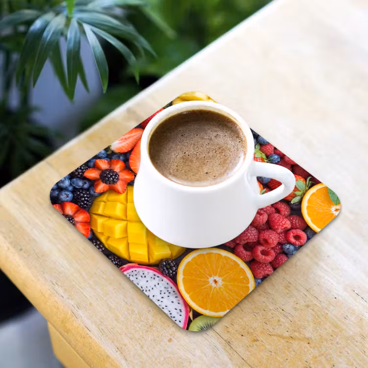 Onderzetter - Fruit - Vers - Kleurrijk - Eten — 2