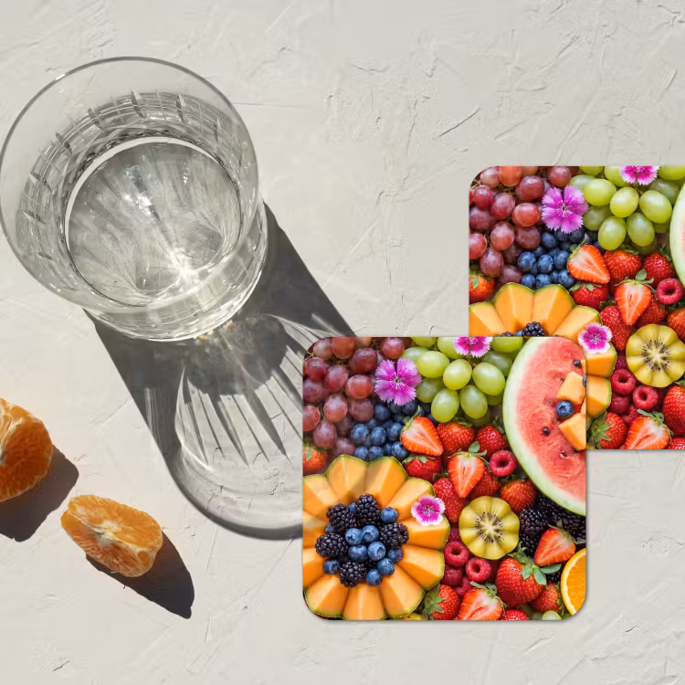 Onderzetter - Fruit - Vers - Variatie - Eten - Kleurrijk — 3
