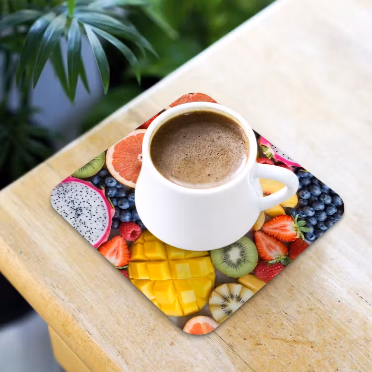 Onderzetter - Fruit - Versneden - Kleurrijk - Eten - Gezond — 2