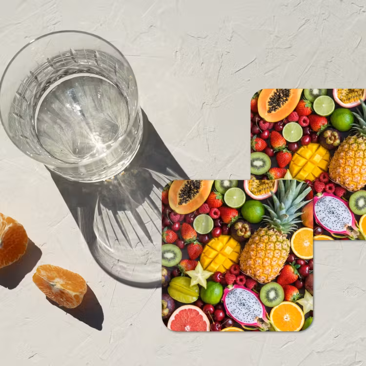 Onderzetter - Fruit - Assortiment - Vers - Gezond - Kleurrijk — 3