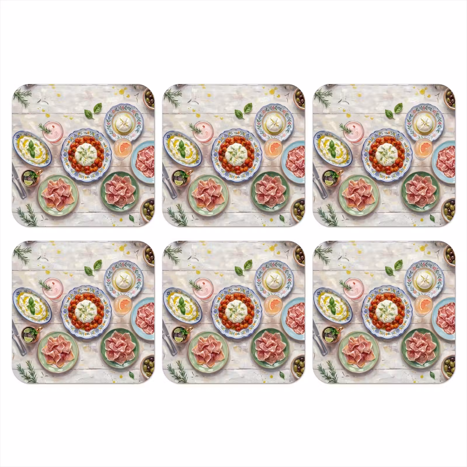 Onderzetter - Eten - Tafel - Divers - Modern — 1