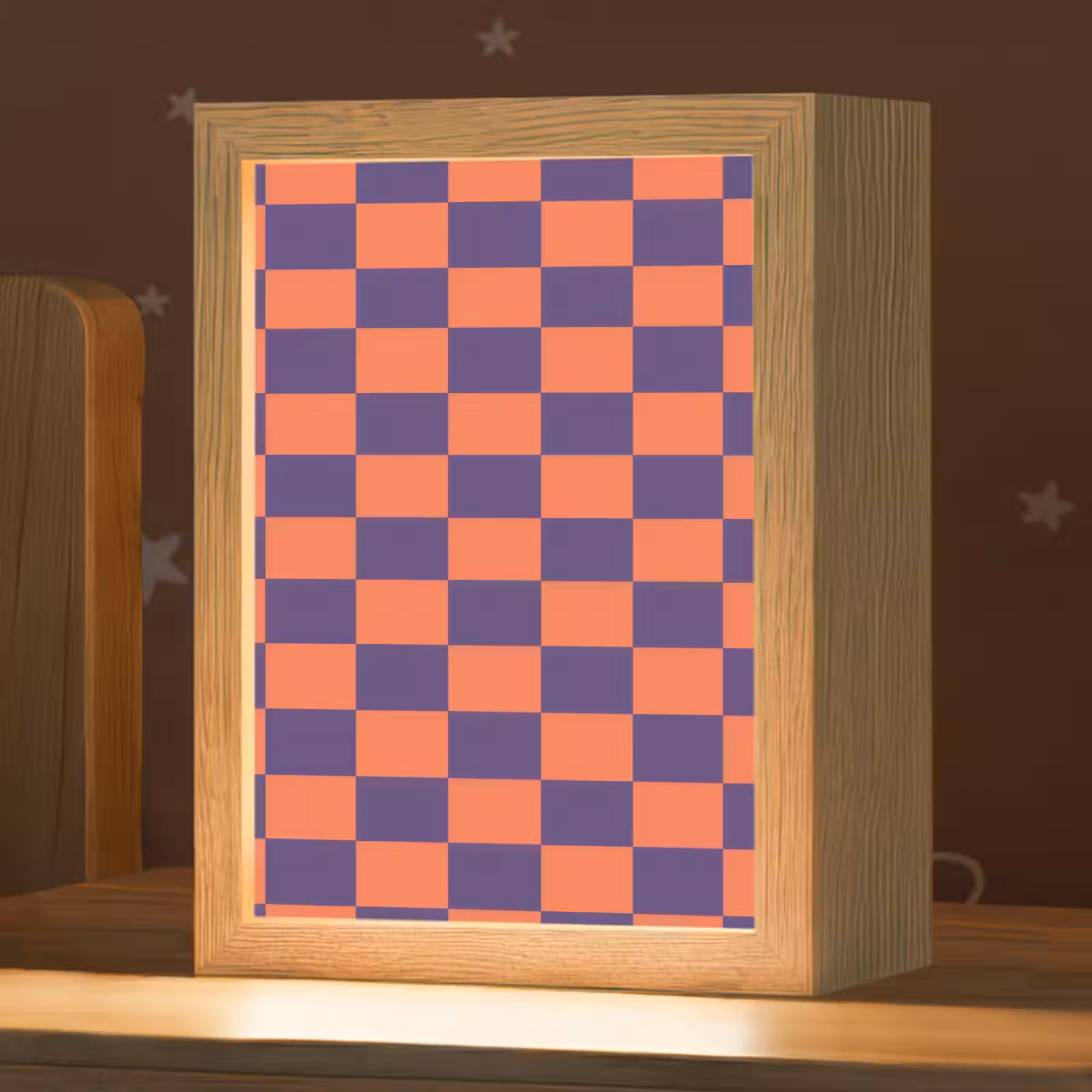 Nachtlampje - Patroon - Klassiek - Paars — 1